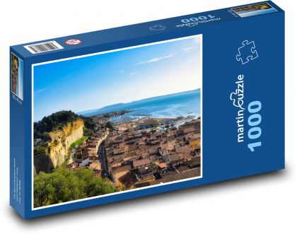Miasto - morze, wyspa - Puzzle 1000 elementów, rozmiar 60x46 cm