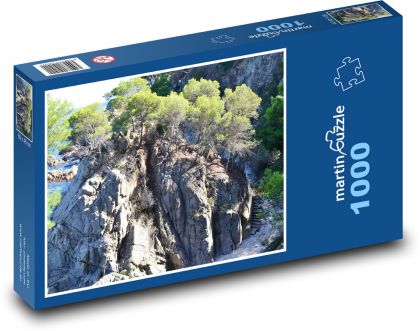 Ostrov - more, útes - Puzzle 1000 dielikov, rozmer 60x46 cm