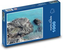 Wulkan - morze, natura Puzzle 1000 elementów - 60x46 cm