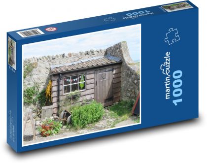 Schuppen - Ferienhaus, Garten - Puzzle - 1000 Teile