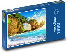Příroda - skály, moře Puzzle 1000 dílků - 60 x 46 cm