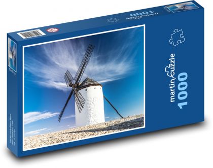Windmühle - Natur, Himmel - Puzzle - 1000 Teile