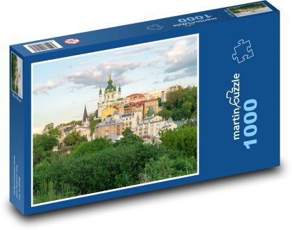 Kyjev - Ukrajina, město - puzzle 1000 dílků
