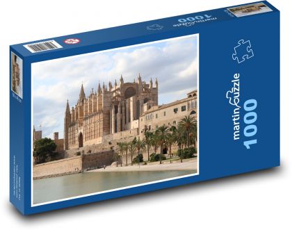 Palma - Majorka, wyspa - Puzzle 1000 elementów, rozmiar 60x46 cm