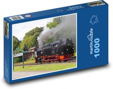Dampflokomotive - Bahnhof Putbus, Deutschland Puzzle 1000 Teile - 60 x 46 cm