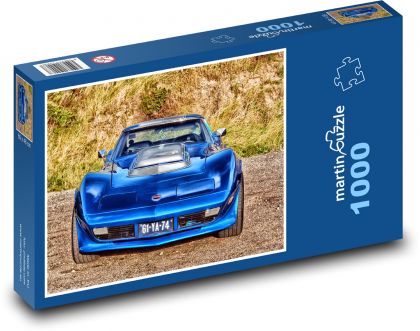 Corvette stingray - sports car, car - Puzzle 1000 pieces, size 60x46 cm 