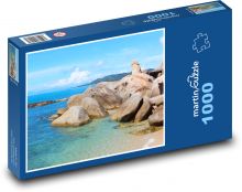 Island - rocks, beach Puzzle 1000 pieces - 60 x 46 cm 