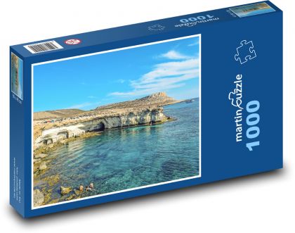 Cape Greco - Cyprus, pobrežie - Puzzle 1000 dielikov, rozmer 60x46 cm