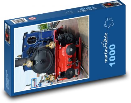 Borkum - Niemcy, pociąg - Puzzle 1000 elementów, rozmiar 60x46 cm