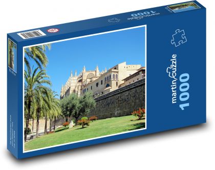 Katedrála Panny Marie - Palma, Mallorka - Puzzle 1000 dílků, rozměr 60x46 cm