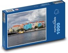 Willemstad - hlavné mesto Curaçaa, Antily Puzzle 1000 dielikov - 60 x 46 cm 