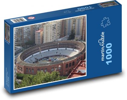 Málaga - Stierkampfarena, Kanarische Inseln - Puzzle - 1000 Teile