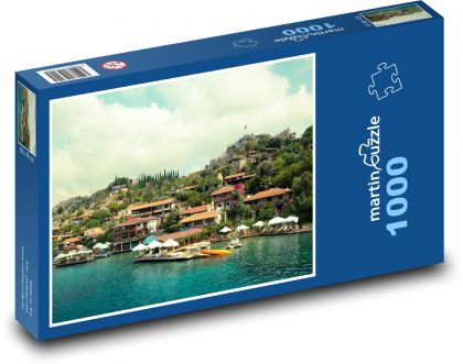 Antalya - Turecko, more - Puzzle 1000 dielikov, rozmer 60x46 cm