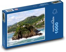 San Sebastian - Španělsko, moře Puzzle 1000 dílků - 60 x 46 cm