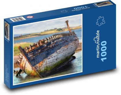 Wrack - Bucht, Küste - Puzzle - 1000 Teile