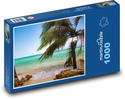 Pláž - Thajsko, oceán - Puzzle 1000 dílků, rozměr 60x46 cm