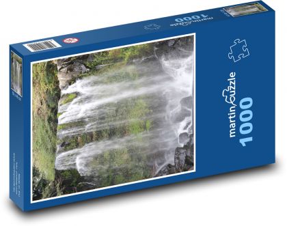 Wasserfall - Fluss, Natur - Puzzle - 1000 Teile