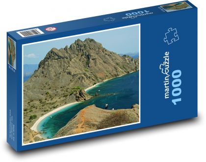Labuan Bajo - moře, Indonésie - puzzle 1000 dílků