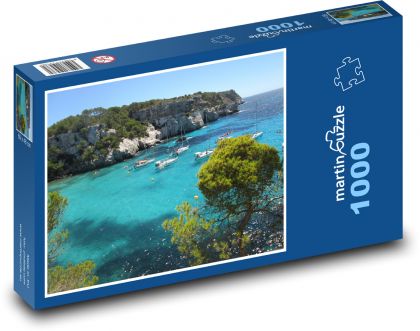 Ostrov Menorka - Španělsko, moře - puzzle 1000 dílků