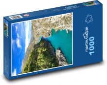 Góra - rzeka, lasy Puzzle 1000 elementów - 60x46 cm