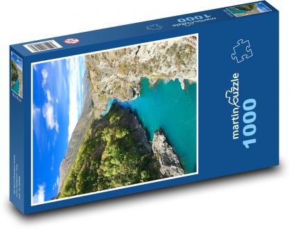 Mountain - river, forests - Puzzle 1000 pieces, size 60x46 cm 