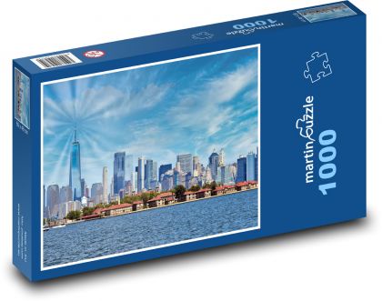 New York - Manhattan, město  - puzzle 1000 dílků