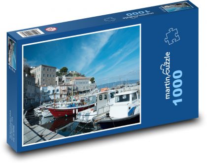 Schiffe - Hafen, Meer - Puzzle - 1000 Teile