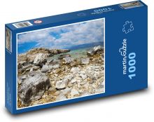 Morze - woda, zatoka Puzzle 1000 elementów - 60x46 cm