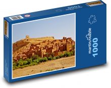 Maroko - pevnosť, Afrika Puzzle 1000 dielikov - 60 x 46 cm 