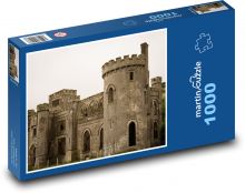 Hrad - zřícenina, středověk Puzzle 1000 dílků - 60 x 46 cm