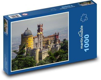 Portugal - Schloss, Stadt - Puzzle - 1000 Teile