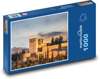 Alhambra - palác v Granadě, Španělsko - Puzzle 1000 dílků, rozměr 60x46 cm
