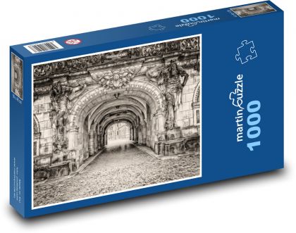 Drážďany - historické centrum, Německo - Puzzle 1000 dílků, rozměr 60x46 cm