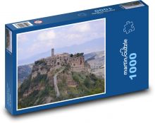 Italien - mittelalterliche Stadt, Europa Puzzle 1000 Teile - 60 x 46 cm