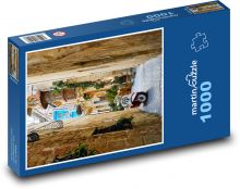 Ulica - motocykl, miasto Puzzle 1000 elementów - 60x46 cm