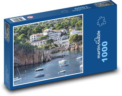 Ships - port, sea - Puzzle 1000 pieces, size 60x46 cm 