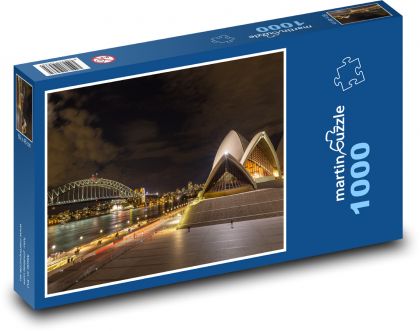 Sydney - opera, most - Puzzle 1000 dielikov, rozmer 60x46 cm