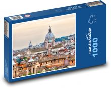 Rím - Taliansko, mesto Puzzle 1000 dielikov - 60 x 46 cm 