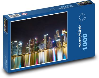 Singapur - Stadt, Asien - Puzzle - 1000 Teile