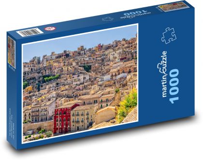 Sicília - Taliansko, mesto - Puzzle 1000 dielikov, rozmer 60x46 cm