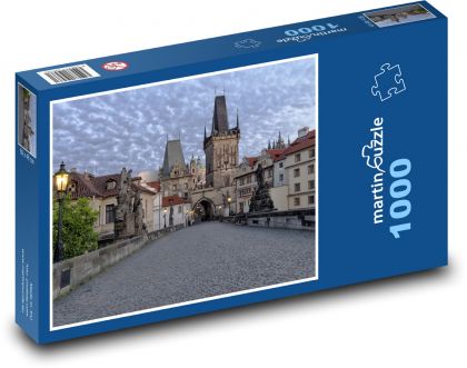 Praga - Most Karola, Czechy - Puzzle 1000 elementów, rozmiar 60x46 cm