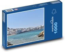 Mykonos - Grécko, mesto Puzzle 1000 dielikov - 60 x 46 cm 