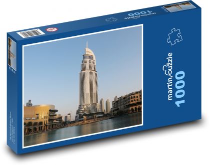 Dubaj - obchodní dům, město.jpg - puzzle 1000 dílků
