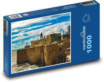 Acre - Izrael, more - Puzzle 1000 dielikov, rozmer 60x46 cm