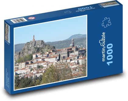 Le Puy-en-Velay - Francie, město - puzzle 1000 dílků
