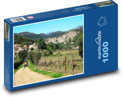 Príroda - krajina, Francúzsko - Puzzle 1000 dielikov, rozmer 60x46 cm