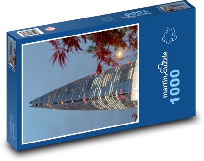 Wieża - budynek, Seul - Puzzle 1000 elementów, rozmiar 60x46 cm