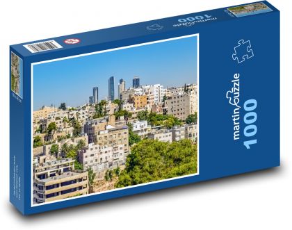 Ammán - Jordánsko, město - Puzzle 1000 dílků, rozměr 60x46 cm