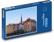 Riga - Dome square, Lotyšsko Puzzle 1000 dielikov - 60 x 46 cm 