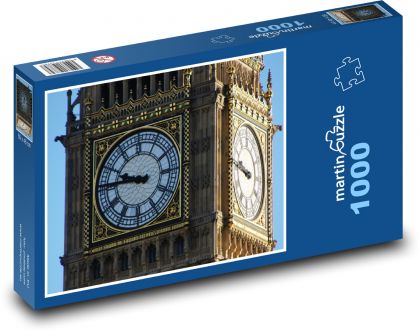 Londyn - wieża, zegar - Puzzle 1000 elementów, rozmiar 60x46 cm